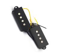 Pastillas Profesionales Para Guitarra Acústica Pastillas Para Guitarra Acústica Y Bajo Eléctrico Seccional Espalda Abierta Negro O Blanco Cuatro Cuerdas Accesorios(Black)