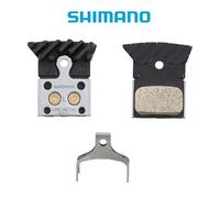 Shimano Pastillas de freno de disco L04C metálicas con aletas 2 unidades