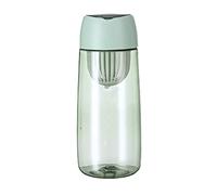 Pastillero 2 en 1, Botella de Agua de 600 Ml Y Organizador de Pastillas, Contenedor de Almacenamiento de Viaje para Agua, Jugo, Vitaminas, Botella Portátil Resistente a Altas Temperaturas a Prueba de