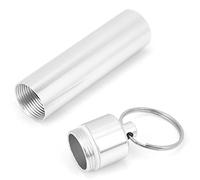 Pastillero a Prueba de Agua, Mini Pastillero Portátil a Prueba de Agua con un Llavero para Vitamina E para Exteriores