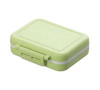 Pastillero a prueba de humedad, pastillero pequeño,Organizador de pastillas diario de 3 compartimentos portátil - Tenedor compacto impermeable de la medicina del viaje de 3 veces al día para los suple