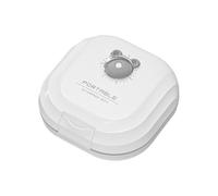 Pastillero compacto, rastreador de dosis hermético, estuche de viaje de 3.15 pulgadas para adultos, de almacenamiento ABS con cierre de, soporte para medicamentos con secciones diarias