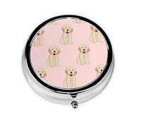 Pastillero con 3 compartimentos para labrador, golden retriever y perro, organizador portátil