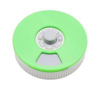 Pastillero con etiqueta del día de la semana, organizador semanal de píldoras, organizador compacto de medicamentos, 3.66 x 3.66 x 1.18 pulgadas, mecanismo de seguridad de , compacto y fácil de
