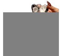 Pastillero Corazón - para suplementos de 7 cm, porta medicamentos portátil, mini organizador para medicamentos | Simpático contenedor diario compacto y duradero para los viajes de rutina a casa