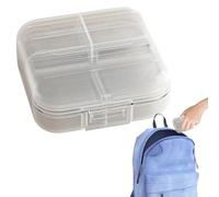 Pastillero de 7 días, pastillero de 7 días - Pequeño maletín para medicamentos | Organizador semanal de píldoras, pastillero de viaje, dispensador portátil para tabletas diarias de 7