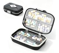 Pastillero de 7 Días Pastillero Viaje Pastillero Grande Fácil de coger | Pastilleros Semanales Puede Almacenar Vitaminas Aceite de Hígado de Bacalao y Droga Adecuado Para Viajes Fácil de transportar