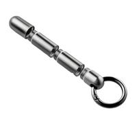 Pastillero de acero inoxidable - Negro Compacto | Pastillero de capas, resistente al agua, a prueba de fugas, recipiente portátil para medicamentos de viaje, cámara única, cápsulas de de