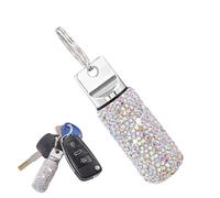 Pastillero De Acero Inoxidable, Pastillero Llavero Metal Con Brillantes, A A Prueba De Agua Contenedor De Alenamiento, Dispensador, Recor, Impermeable Y Resistente A La Humedad, Mini Y Portátil