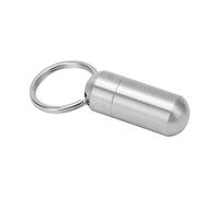 Pastillero de acero inoxidable, resistente al desgaste, impermeable, portátil, resistente a la suciedad para viajar