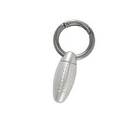 Pastillero de bolsillo impermeable de acero inoxidable, llavero portátil de almacenamiento de botellas duraderas