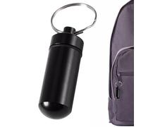 Pastillero de bolsillo - Mini pastillero impermeable hecho de metal | Pequeño organizador de pił y soporte para capsu para llevar, sin óxido y seguro, contenedor de medicamentos portátil para bolsa