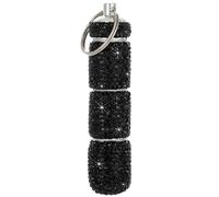 Pastillero de bolsillo pequeño llavero de aluminio portátil organizador de pastillas contenedor para monedero pastillero