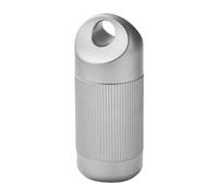 Pastillero de bolsillo resistente al agua, de aleación de metal, para exteriores, portátil, para almacenamiento de botellas, duradero