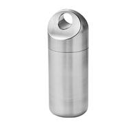 Pastillero de bolsillo resistente al agua, de aleación de metal, para exteriores, portátil, para almacenamiento de botellas, duradero