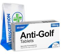 Pastillero de broma para bromas, llénalo con tus propios dulces o chocolates. Gran regalo de Navidad o cumpleaños para golfistas adictos al golf