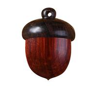 Pastillero de madera maciza, pastillero de madera con de nuez de pino, organizador diario de píldoras, organizador de píldoras medicinales, pastillero portátil para bolsillo de bolso,