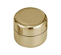 Pastillero de metal, de acero impermeable, pequeño pastillero portátil con tapa segura, organizador de bolsillo con opción de llavero, accesorio de salud, estuche de medicina de metal para