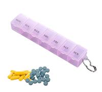 Pastillero De Viaje Box-pp Organizador De Pastillas Ďe Viaje Đe 15 * 3 * 2 Cm | Semanal Para Tabletas, Organizador D́e Viajes, Suplementos Y Medicamentos: Apto Para, Compartimentos Fáciles D