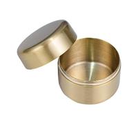 Pastillero de viaje de metal - Acción de sellado roscada rotacional mecánica cinética, dimensiones 5,0 x 1,5 x 1,5 cm Acero sintético, componente de estabilidad estructural de alta fricción, pieza de