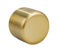Pastillero de viaje de metal: acero inoxidable pequeño, redond portátil con diseño de tapa de rosca seguro, organizador de pastillas de bolsillo, estuche compacto para almacenamiento de medicamentos,