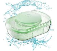 Pastillero de viaje, organizador de pastillas 2 en 1, organizador de medicamentos de viaje con 3 compartimentos para pastillas, suplementos y píldoras
