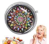 Pastillero De Viaje - Organizador de Pastillas para Viaje con 3 Compartimentos - Almacenamiento De Aceite De Pescado Para Viajes Escuela Trabajo Y Exteriores