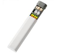 Pastillero de Viaje,Pastillero Viaje Pastillero Diario,Caja de Medicina Pequeña para Oficina, Viaje, Gimnasio, Ideal para Bolsillo o Llavero, Diseño Compacto