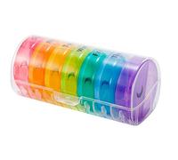 Pastillero diario 2 al día semanal AM PM Pastillero 7 días Pastillero Organizador Vitamina Estuche de viaje