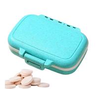 Pastillero diario, pastillero de viaje | Soporte de suplemento para dispensador de píldoras | Organizador de píldoras diario, dispensador de píldoras de 3 compartimentos, soporte de suplemento, caja