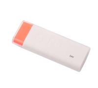 Pastillero dispensador de píldoras, pastillero pequeño para viajes, pastillero para vitaminas, medicamentos, píldoras, buen rendimiento de sellado, conservación de propiedades medicinales. (blanco)