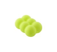 Pastillero Esmerilado Portátil De 6 Rejillas Sellado A Prueba De Humedad Caja De Almacenamiento De Pastillas De Gran Capacidad Caja De Medicina De Viaje De Mano,Verde,9,5 Cm X 6,7 Cm