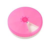 Pastillero - Estuche organizador de medicamentos pequeño de polipropileno | Pastillero semanal de 7 compartimentos, caja de almacenamiento de píldoras impermeable, pastillero