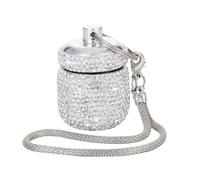 Pastillero grande apto para viajes con elegantes diseños de metal para aceite de pescado y artículos de uso diario