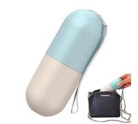 Pastillero | hermética portátil impermeable de 7 días - Organizador de tabletas 7 días, para almacenar medicamentos, de pescado y suplementos dietéticos en el bolso