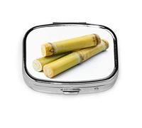 Pastillero hermoso fragante planta de aloe pastillero para bolsillo o monedero lindo pequeño contenedor de pastillas organizador de pastillas de viaje
