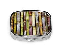 Pastillero hermoso fragante planta de aloe pastillero para bolsillo o monedero lindo pequeño contenedor de pastillas organizador de pastillas de viaje