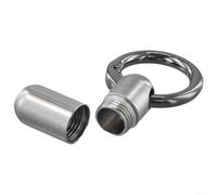 Pastillero impermeable de aleación Ti esencial para camping, senderismo y aventuras de viaje (color primario)