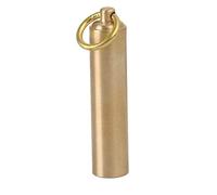 Pastillero impermeable de latón con colgante para exteriores, camping, senderismo, 1 unidad, conveniente y práctico