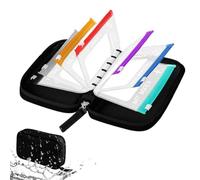 Pastillero Impermeable Para Tabletas | Caja Portátil Con 7 Bolsas Con Cremallera | Estuche De Pastilla De Viaje,Para Bolso De Mano Bolsa De Viaje Casa Viaje