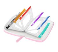 Pastillero impermeable portátil - 7 bolsas con cremallera, organizador semanal, de almacenamiento de medicamentos y suplementos, soporte compacto, forro , cremallera a prueba de fugas