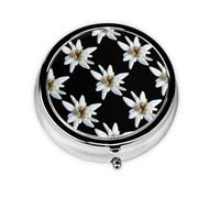 Pastillero Leontopodium EdelweissMeta con 3 compartimentos, organizador portátil