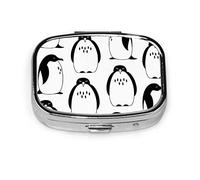 Pastillero lindo activo Frendly vaca Multi día pastillero para bolsillo o monedero lindo pequeño pastillero contenedor viaje pastillero organizador