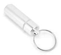 Pastillero, Llavero con Soporte para Pastillas, Llavero de Aleación de Aluminio con Llavero para Viajes Al Aire