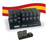 Pastillero Mensual 3 Tomas Español, Pastillero para 31 días 3 veces al día, Organizador Medicamentos 3 compartimentos, Pastillero Semanal 3 tomas mañana-mediodía-noche, Pastillero Viaje para Vitaminas