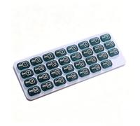 Pastillero mensual | Estuche de almacenamiento de medicamentos | Recipiente pequeño para medicamentos | para adultos mayores, viajeros, rutina diaria, hogar, oficina, viajes, gimnasio, camping