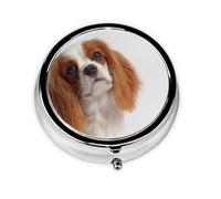 Pastillero Meta con 3 compartimentos para Cavalier King Charles Spaniel (2), organizador portátil