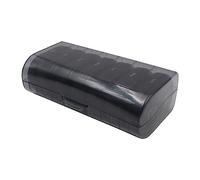 Pastillero organizador 2 veces al día semanal AM PM pastillero gran capacidad 7 días pastilleros para contener suplementos, vitaminas y aceites de pescado (negro)