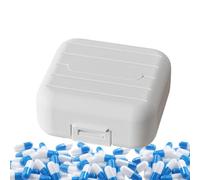 Pastillero, Organizador de pastillas,Contenedor de pastillas - Organizador de pastillas semanal, pastillero de viaje, 7 días, portátil, contenedor de tabletas diarias, dispensador de medicamentos con
