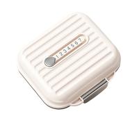 Pastillero organizador de pastillas, estuche pequeño con 7 compartimentos, soporte para medicamentos